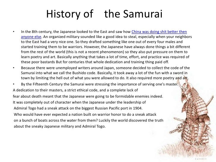 writing an informative essay about samurai