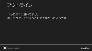 わかりにくい違いですが。
キャラクターデザインとして大事だったようです。
アウトライン
 