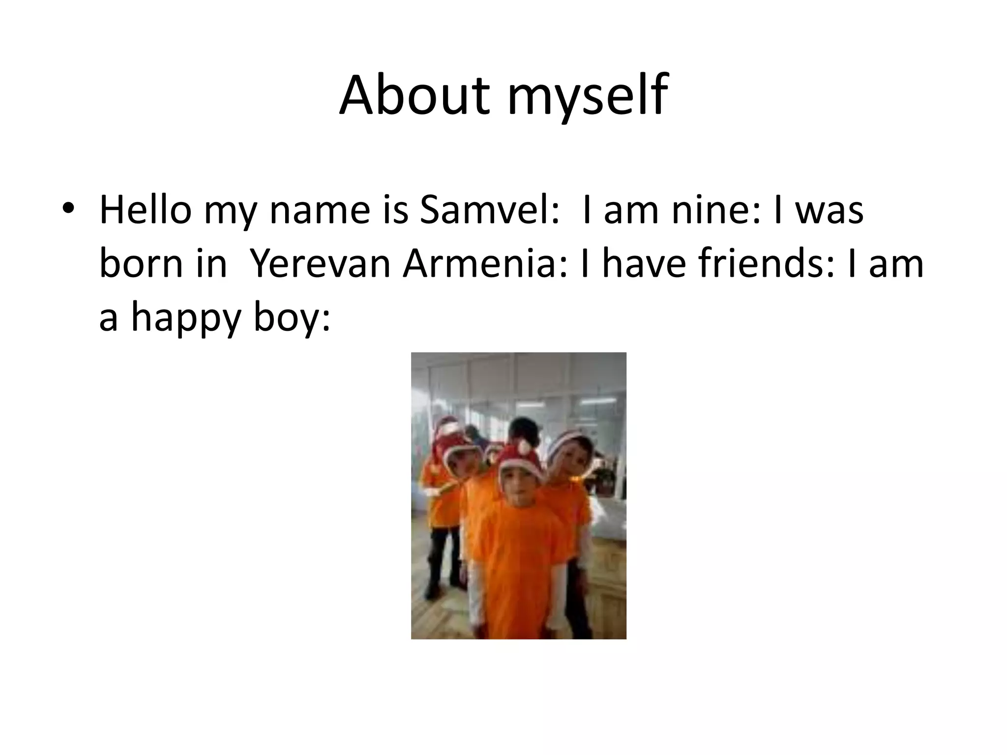 About Myself PPT about-myself-ppt