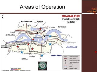 Areas of Operation Please insert  your logo here 