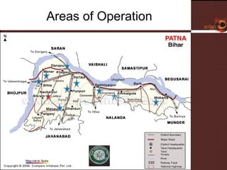 Areas of Operation Please insert  your logo here v 