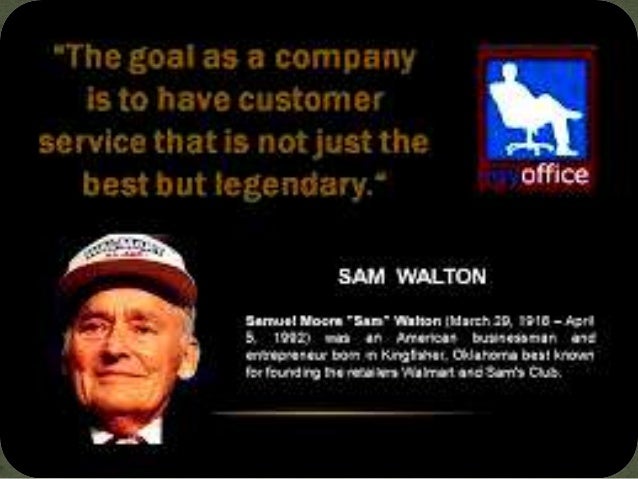 the leadership skills of sam walton This case discusses the entrepreneurial skills and visionary leadership of sam walton, the founder of wal-mart it examines his contribution in accelerating the growth of retailing industry it explains how walton transformed wal-mart, a start-up in the 1950s, into a multi-billion dollar global . the leadership skills of sam walton This case discusses the entrepreneurial skills and visionary leadership of sam walton, the founder of wal-mart it examines his contribution in accelerating the growth of retailing industry it explains how walton transformed wal-mart, a start-up in the 1950s, into a multi-billion dollar global .