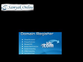 Why Contact Samyak Online?
Samyak Online-The Best Platform
for Web Hosting
•
They provide efficient and affordable web-hosting services.
•
The company has some of the top professionals working with them.
•
With almost 15 years of experience they ensure to provide the best customer
experience.
•
The company provides all the web solutions.
•
We provide the best and cheap domain registration.
 