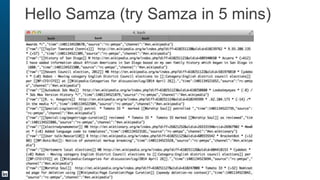 Samza at LinkedIn: Taking Stream Processing to the Next Level