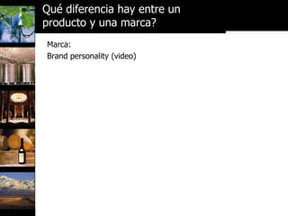 Marca: Brand personality (video) Qué diferencia hay entre un  producto y una marca? 