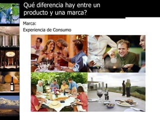 Marca: Experiencia de Consumo Qué diferencia hay entre un  producto y una marca? 