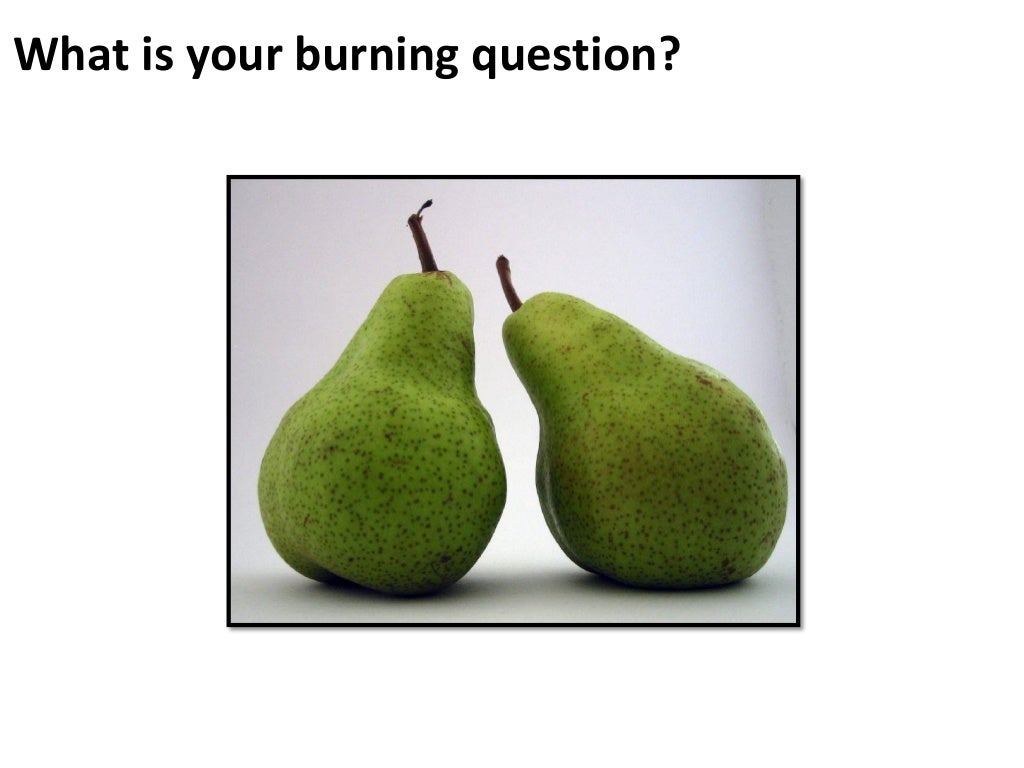 What is your burning question?