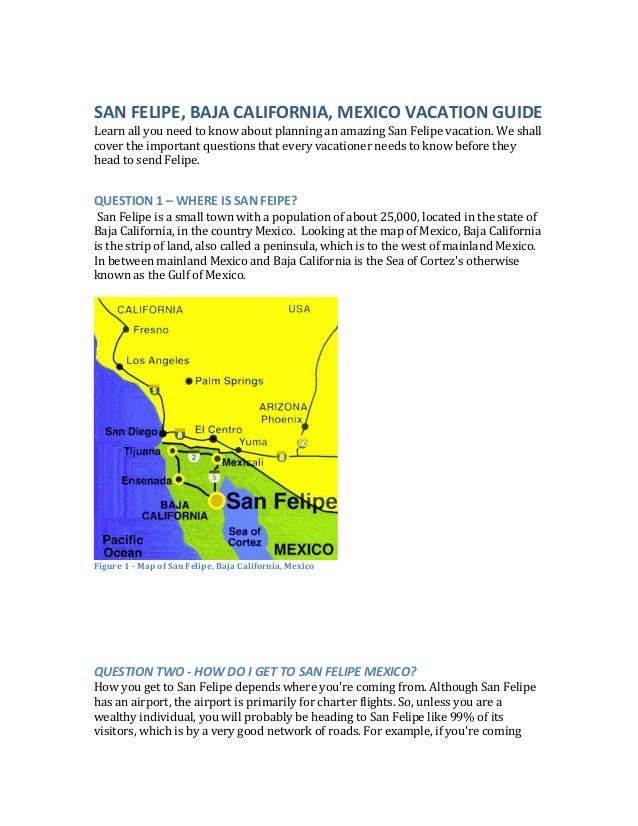 San felipe baja california mexico vacation guide