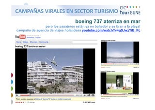   CAMPAÑAS VIRALES EN SECTOR TURISMO 
                                     boeing 737 aterriza en mar
                 per...