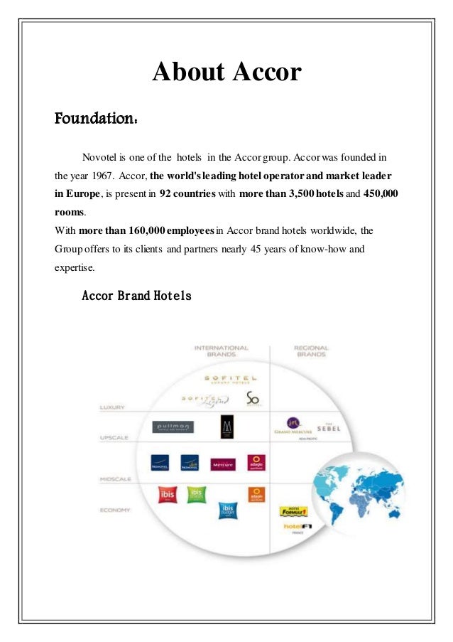 Accor Organizational Chart