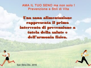 Sana alimentazione e Corretti stili di Vita | PPT