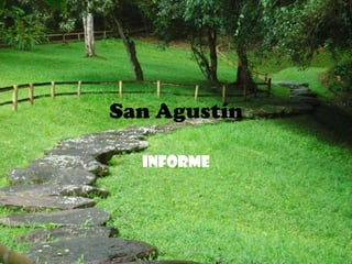 San Agustín
Informe
 