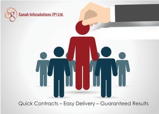 Quick Contracts – Easy Delivery – Guaranteed Results
 