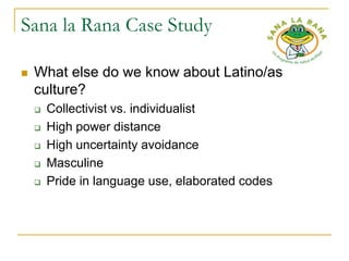 Sana la Rana Case Study | PPSX