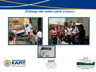 Entrega del moto carro 07/09/2011