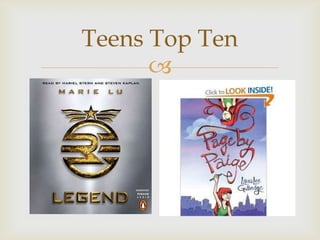 Teens Top Ten
      
 