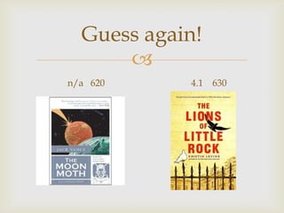 Guess again!
      
n/a 620     4.1 630
 