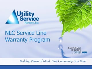 NLC Service Line
Warranty Program



May 2009
S trictly C onfid e ntial
 