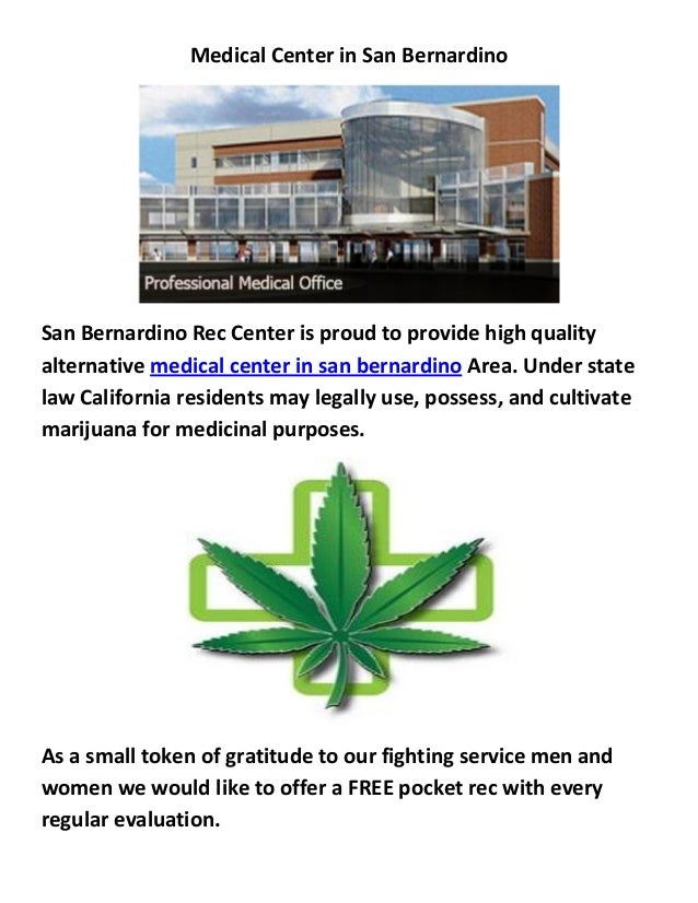 San Bernardino Rec Medical Center in California