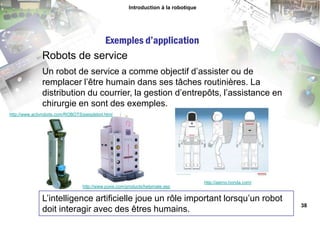 Introduction à la robotiqueExemples d’applicationRobots d’inspection sous-marineAutres entreprises commercialisant des robots sous-marins: Perry Slingsby Systems (http://www.slingsby-engineering.co.uk)