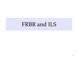 FRBR and ILS 
