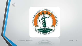 10/31/2018Juan Camilo Sanchez Informatica basica 2
 