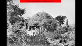 Great Stupa, Eastern Gateway, in 1875.
 