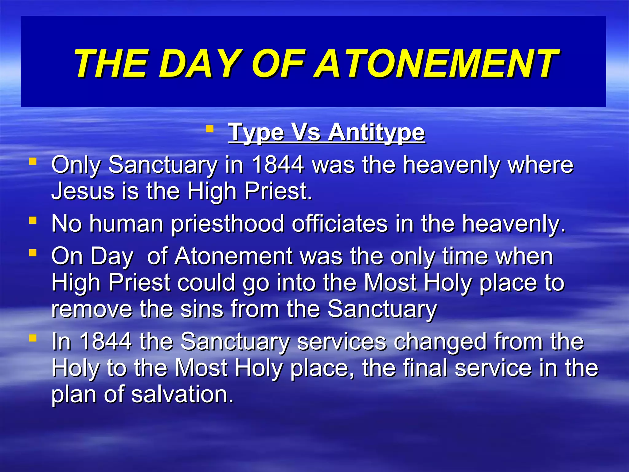 Sanctuary at Time of Moses PPT