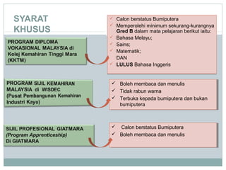 Outreach Kemasukan ke Kolej Vokasional