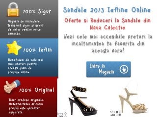 Sandale 2013 Ieftine Online