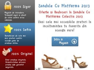 Sandale cu platforma 2013