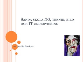 SANDA SKOLA NO, TEKNIK, BILD
      OCH IT UNDERVISNING




Av Cecilia Duckert
 