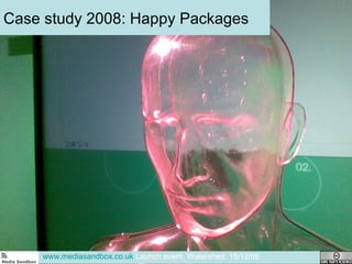 Case study 2008: Happy Packages www.mediasandbox.co.uk  Launch event, Watershed, 15/12/08 