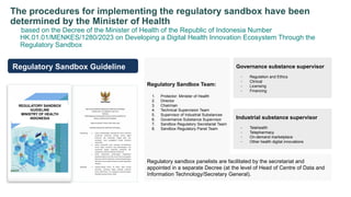 Reg Sand Box Lesson Learned from Digital Health Innovation Regulatory Sandbox ...