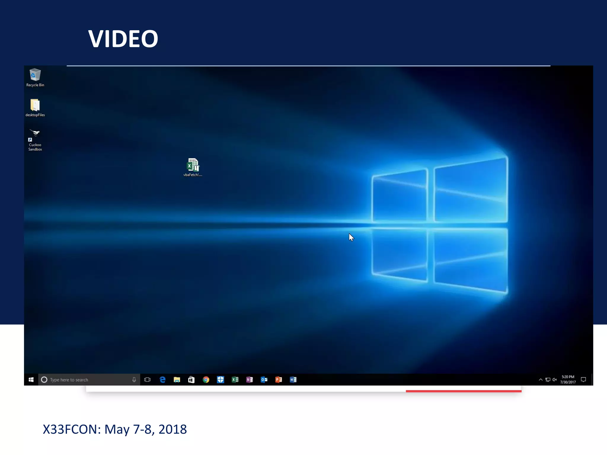 X33FCON: May 7-8, 2018
VIDEO
 