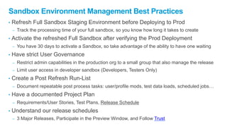 Salesforce.com Sandbox management | PDF