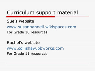 Sandbox 101 , Application for teaching history Directly ties to the curriculum CHC2P/S/D