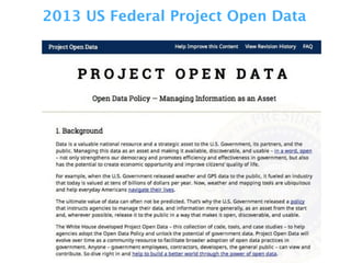 2013 US Federal Project Open Data

 