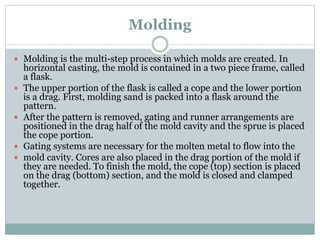 Sand casting explained | PPTX