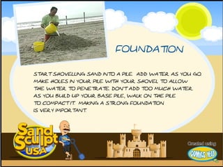 Sand castle - In the making