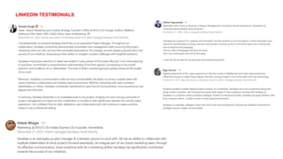 LINKEDIN TESTIMONIALS
 