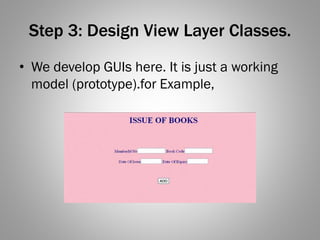 OOSE PPT ON CASE STUDY ON OOD TECHNIQUE FOR LIS | PPTX