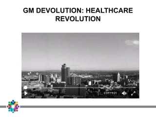 GM DEVOLUTION: HEALTHCARE
REVOLUTION
 