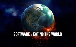 SOFTWARE is EATING THE WORLD
 