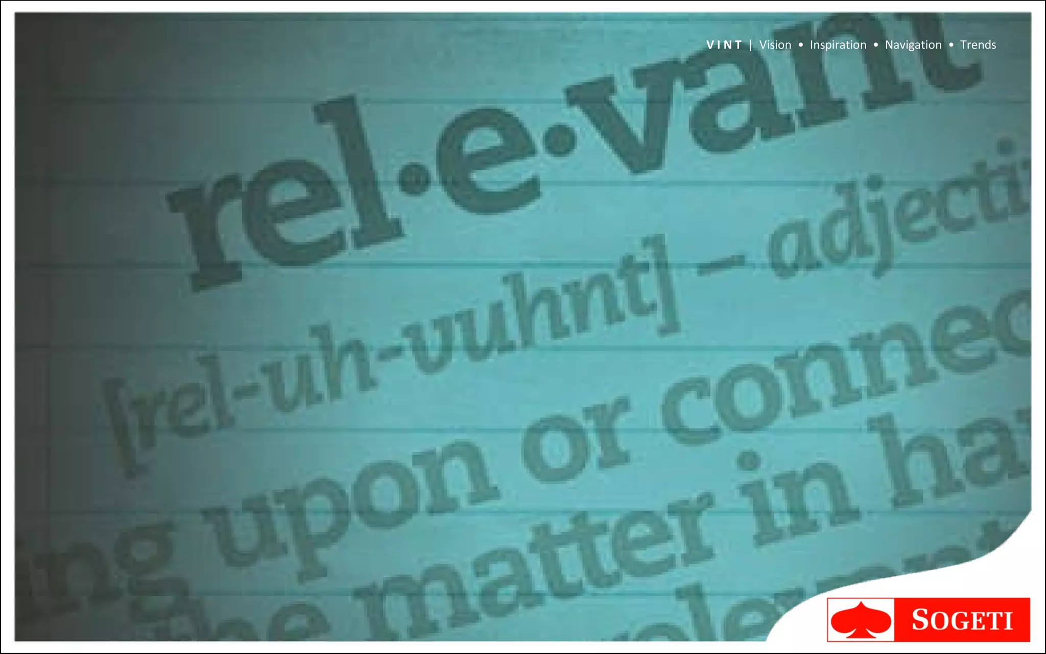 V I N T  |  Vision  •  Inspiration  •  Navigation  •  Trends 