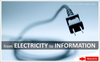 V I N T | Vision • Inspiration • Navigation • Trends




from   ELECTRICITY to INFORMATION
 