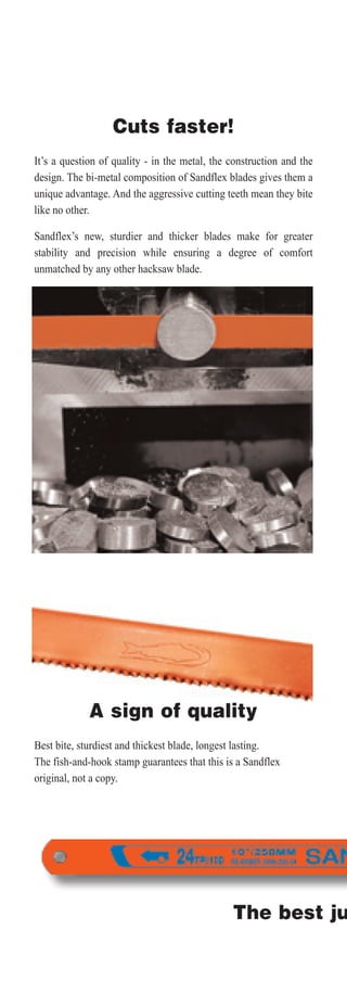 Bahco Sandflex blades