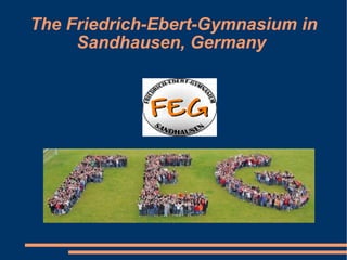 The Friedrich-Ebert-Gymnasium in Sandhausen, Germany  