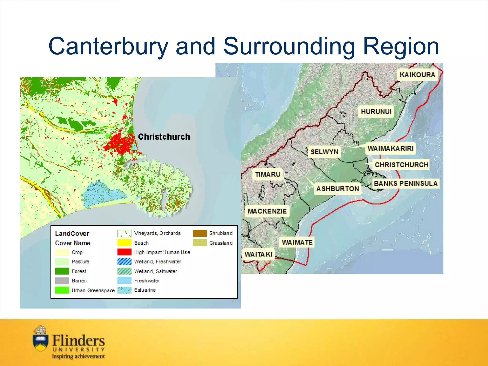 Canterbury and Surrounding Region

 