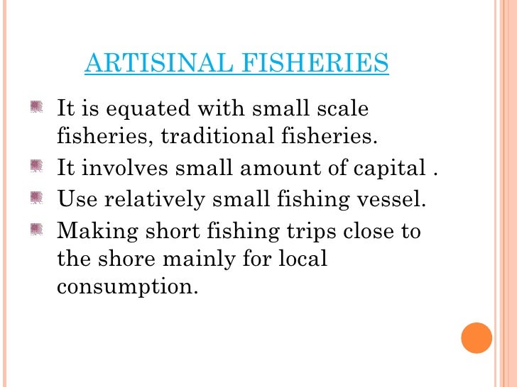 CLASSIFICATION OF FISHING INDUSTRY